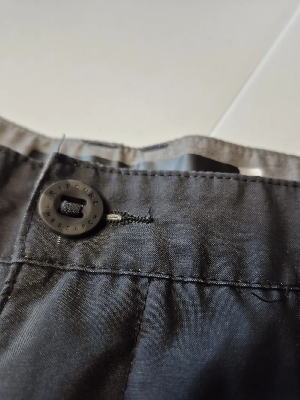 Rip Curl Men's Charcoal and Gray Striped Hybrid Shorts 3886/1